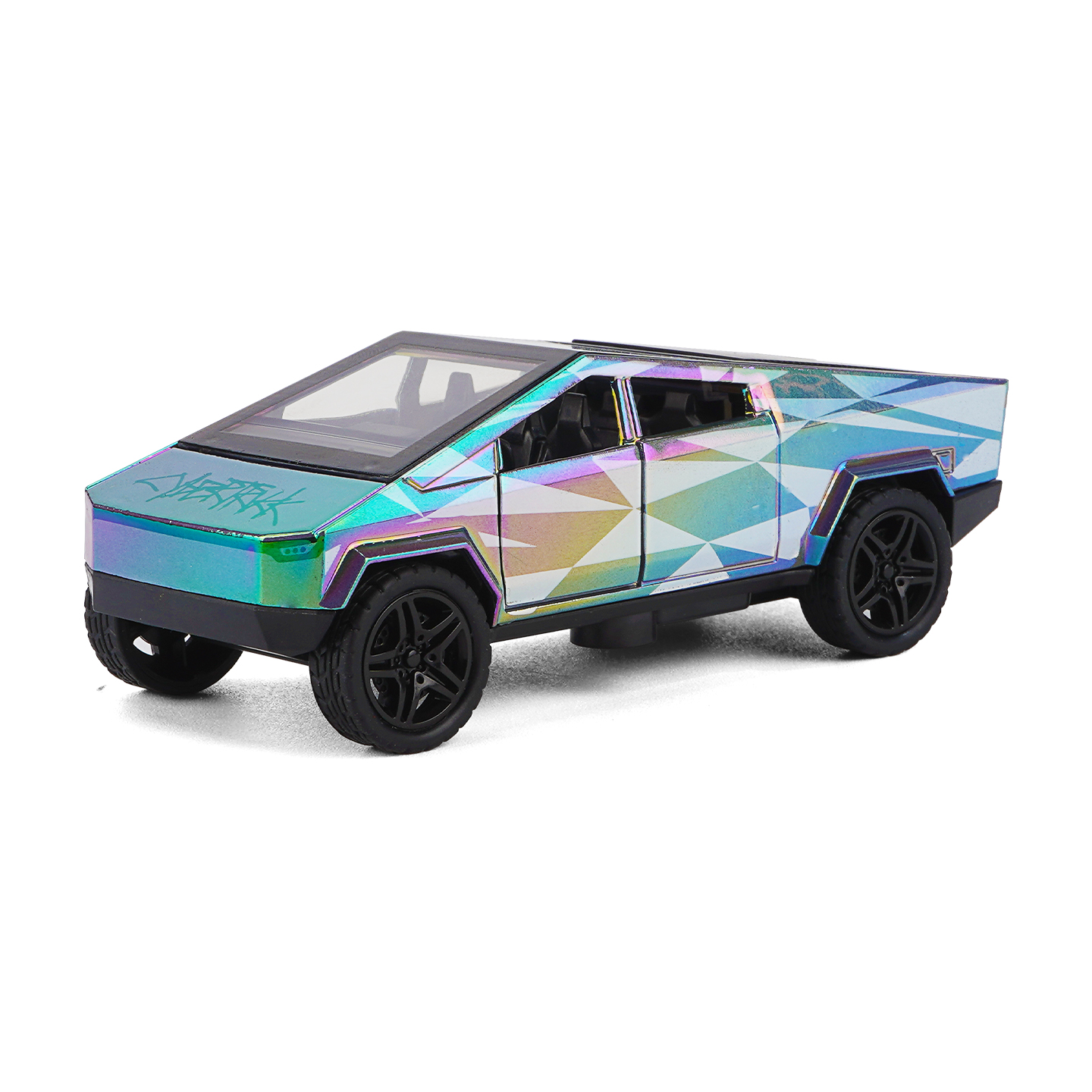 YC6602H Tesla Phantom Color，Car Model, Zinc Alloy Toy Car for Kids, Pull Back Vehicles Toy Car for Toddlers Kids Boys Girls Gift
