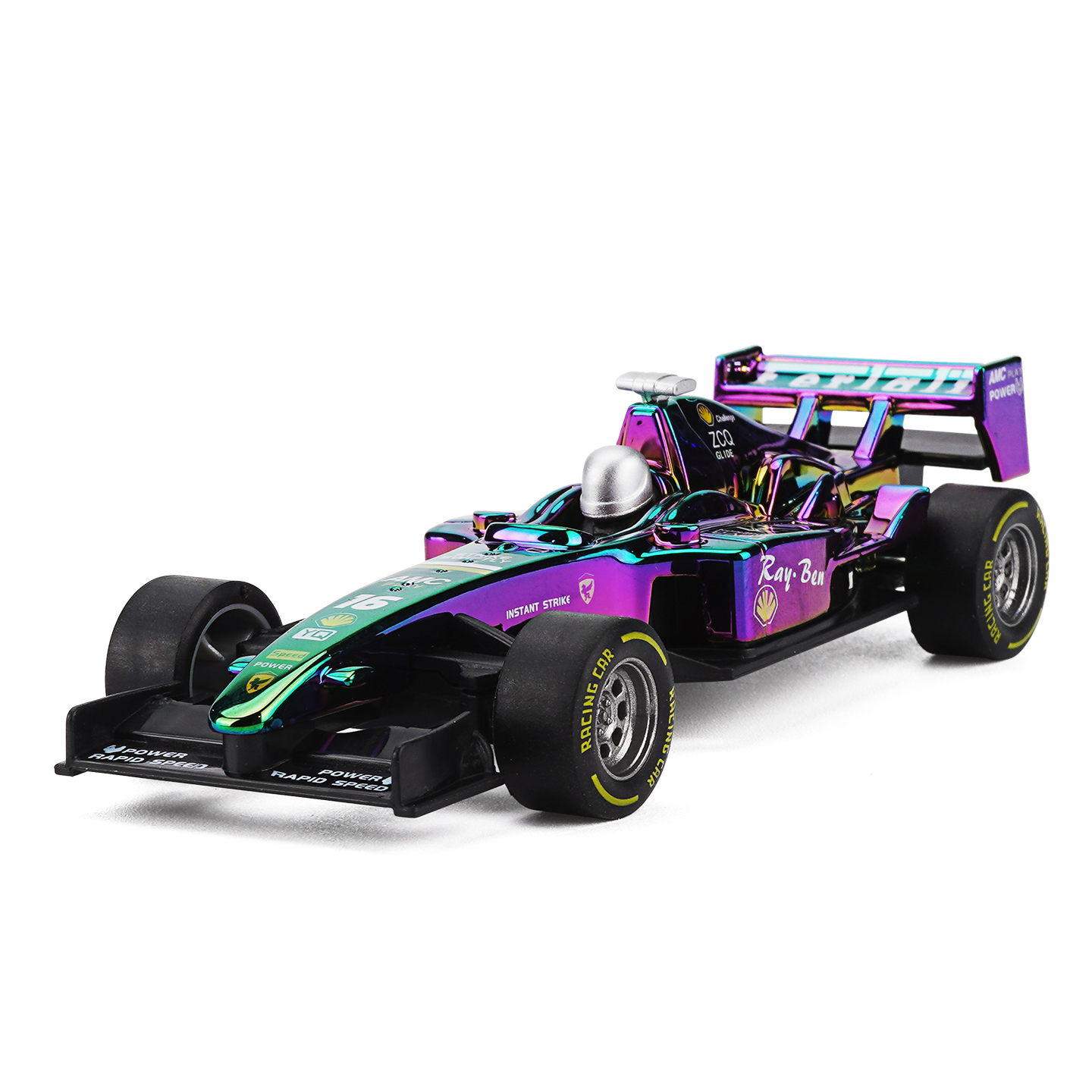 YC6604H Ferrari Symphony White，Car Model, Zinc Alloy Toy Car for Kids, Pull Back Vehicles Toy Car for Toddlers Kids Boys Girls Gift