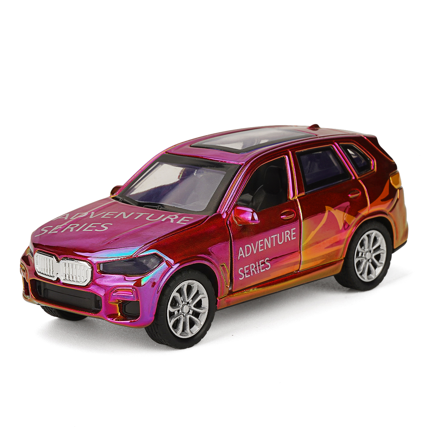 YC6615H BMW X6 Colorful Red, Car Model, Zinc Alloy Toy Car f