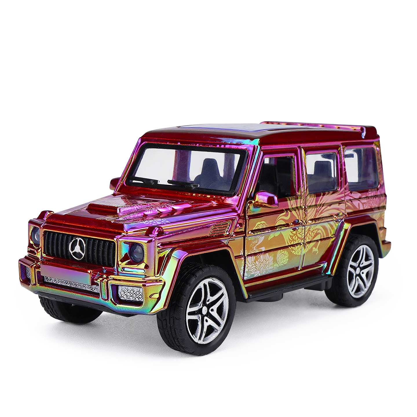 YC6613H Mercedes Benz G-Class Colorful Red, Car Model, Zinc 