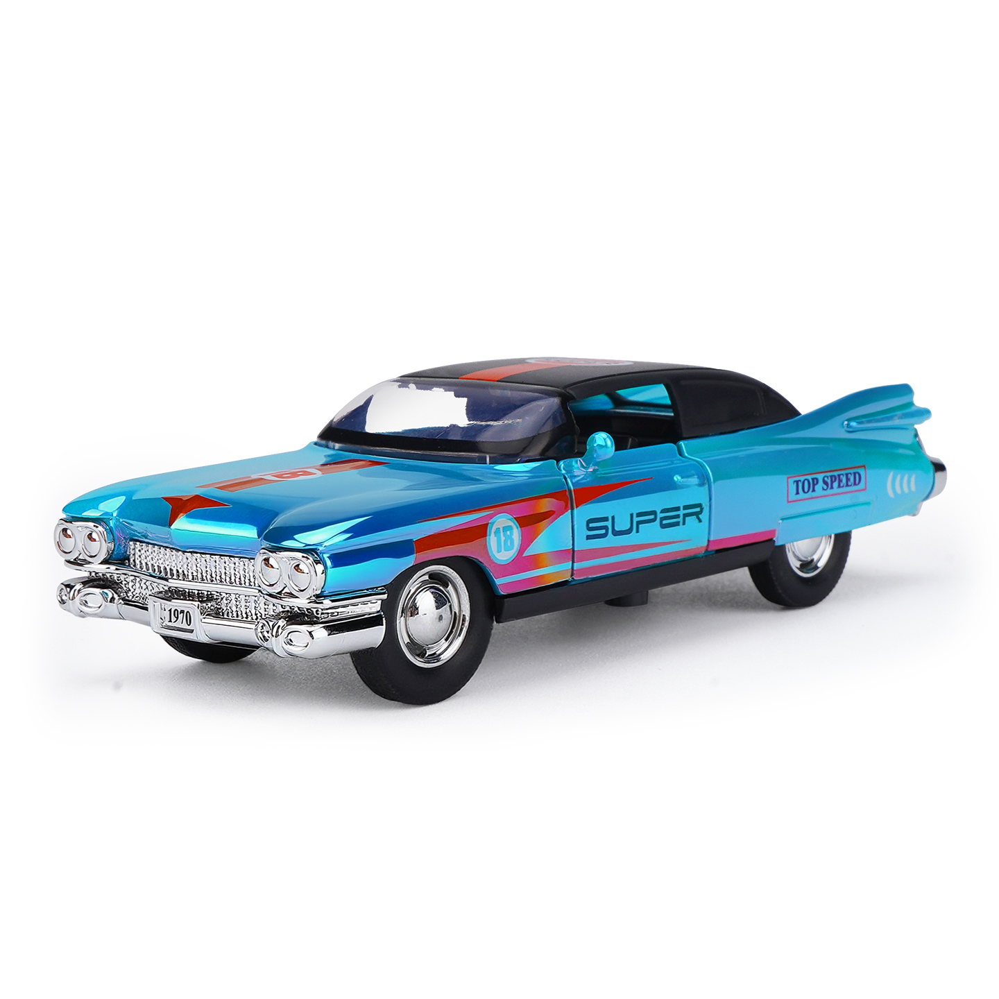YC6617H Chevrolet Classic Car, Car Model, Zinc Alloy Toy Car for Kids, Pull Back Vehicles Toy Car for Toddlers Kids Boys Girls Gift