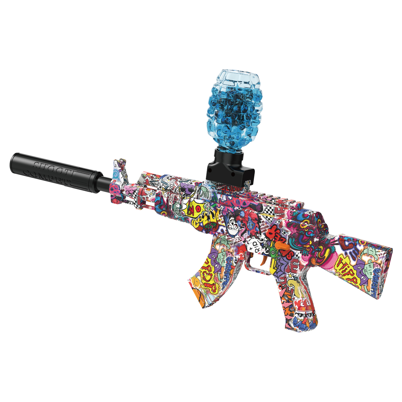  Gel Ball Blaster Gun Automatic, 666-5 AK Hand Automatic Int