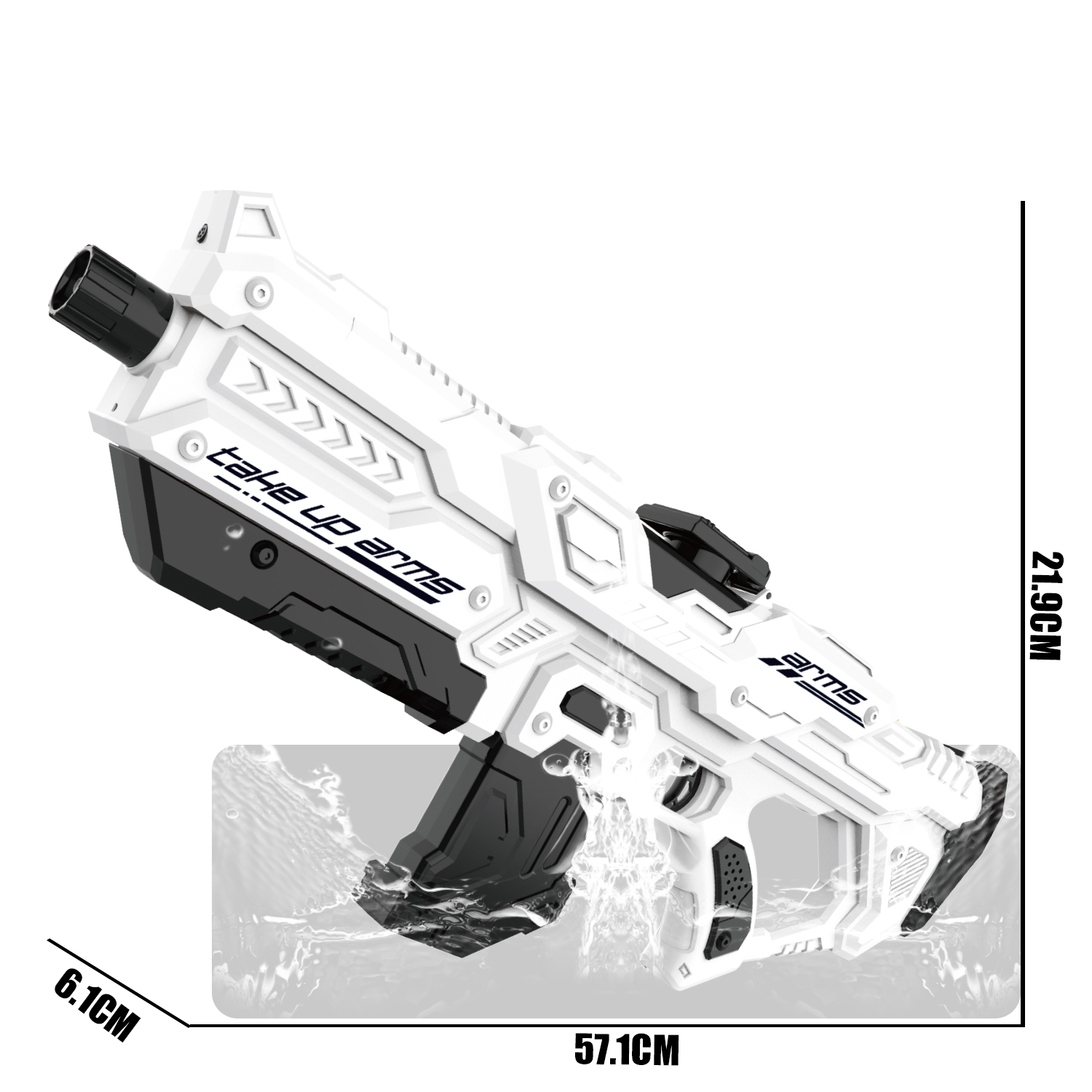 777-15 Electric Repeater Water Gun Thunder Gun (Three Mode)
