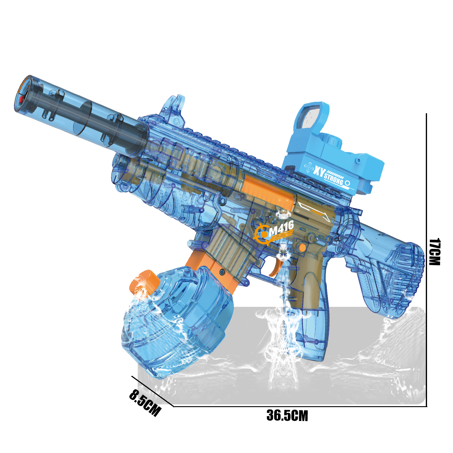 777-20 Electric continuous water gun - M416 linked self-prim