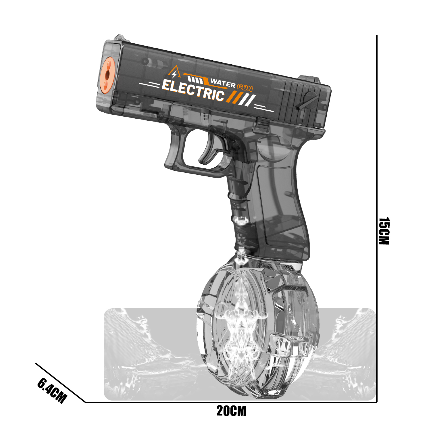 777-23 Electric continuous firing water gun Glock linkage wa