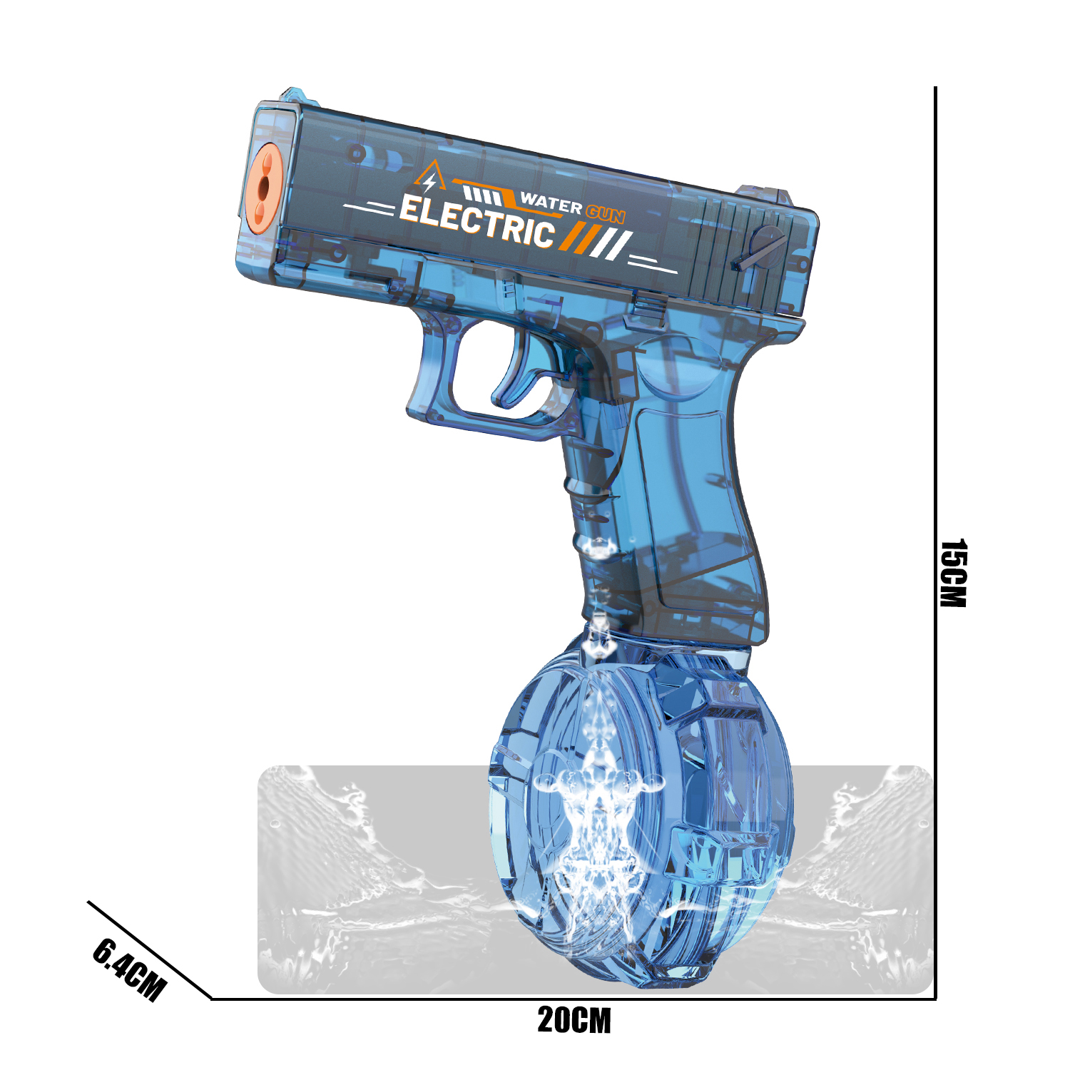 777-23 Electric continuous firing water gun Glock linkage water gun